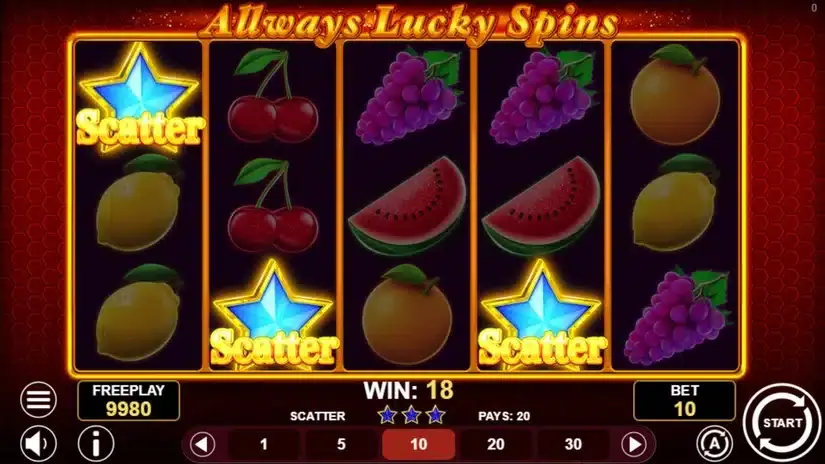 Allways Lucky Spins slot screenshot 2