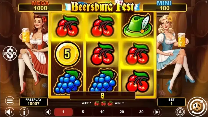 Beersburg Fest Hold And Win slot screenshot 2