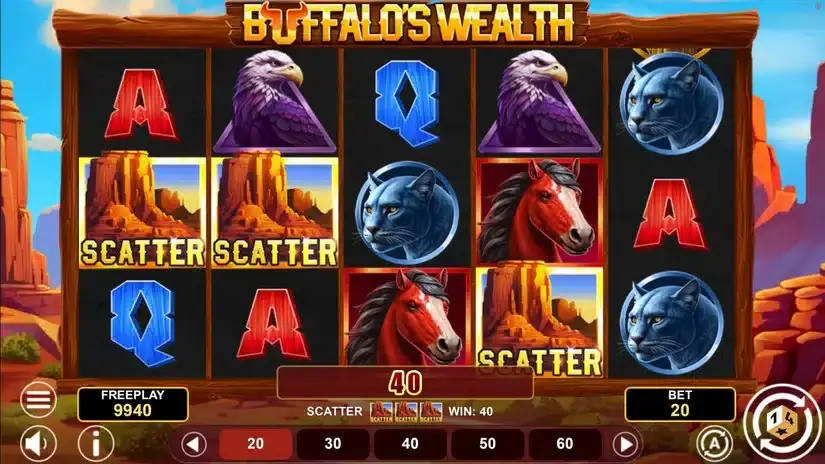 Buffalo’s Wealth slot screenshot 3