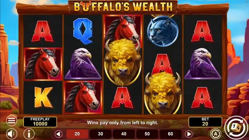 Buffalo’s Wealth slot screenshot 1