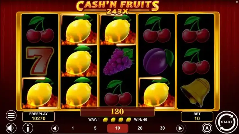 Cash’n Fruits 243 X slot screenshot 5