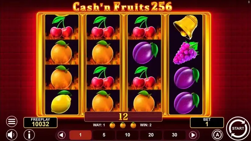 Cash’n Fruits 256 slot screenshot 4