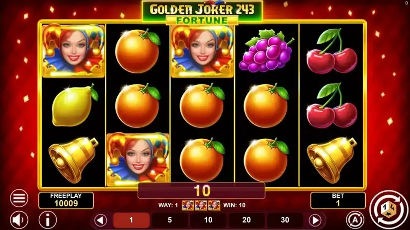 Golden Joker 243 Fortune slot screenshot 2