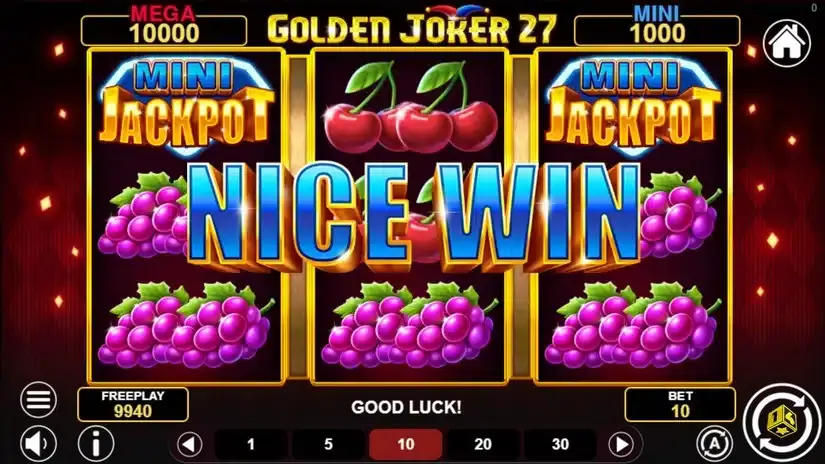 Golden Joker 27 slot screenshot 2