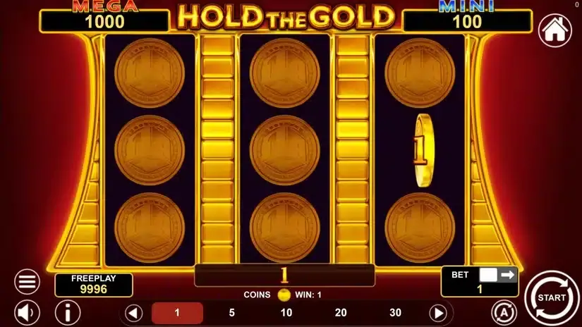 Hold The Gold slot screenshot 3