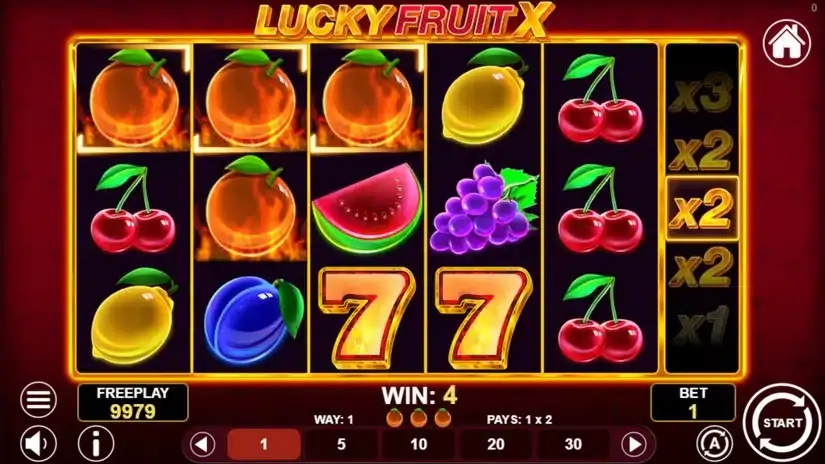 Lucky Fruit X slot screenshot 3