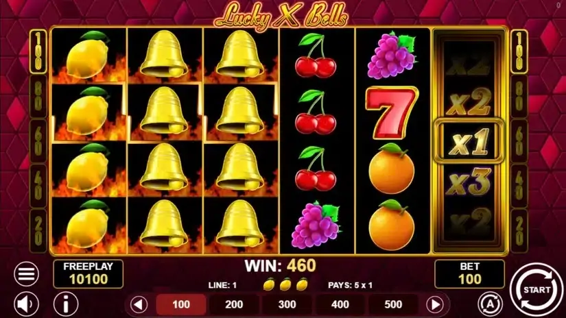 Lucky X Bells slot screenshot 3