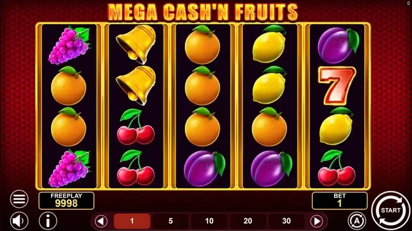 Mega Cash’n Fruits slot screenshot