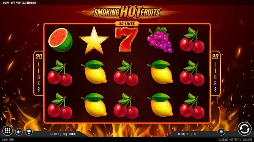 Smoking Hot Fruits 20 slot screenshot 1