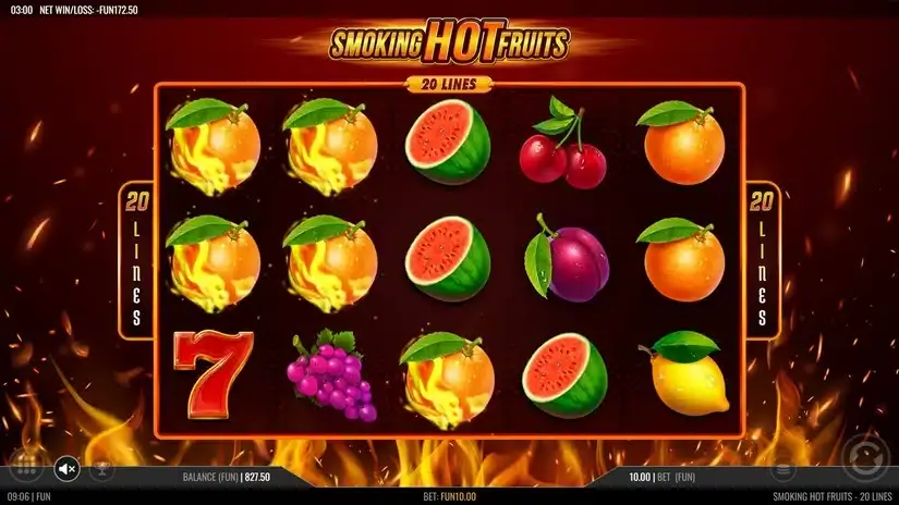 Smoking Hot Fruits 20 slot screenshot 5