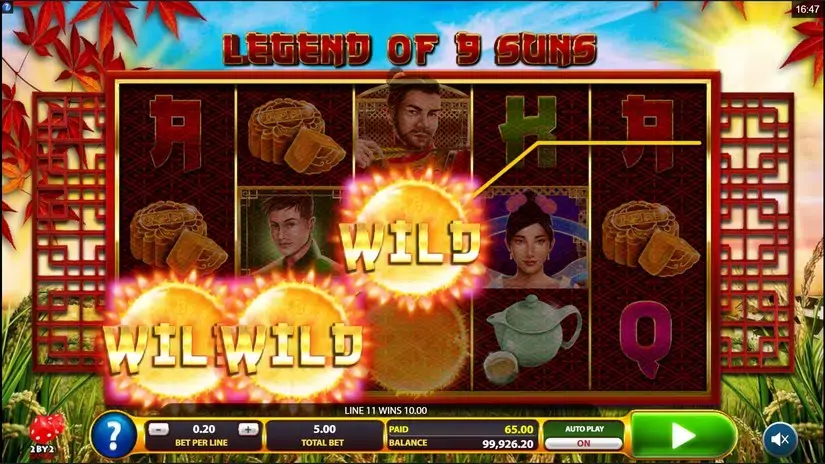 Legend of 9 Suns slot screenshot 4