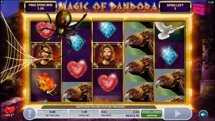 Magic Of Pandora slot screenshot 5