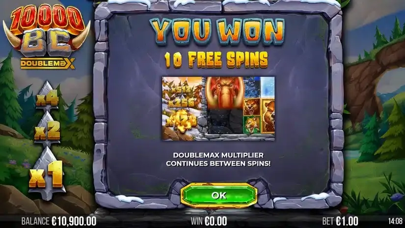 10000 BC Doublemax slot screenshot 3
