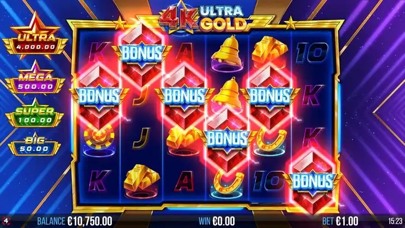 4K Ultra Gold slot screenshot 2
