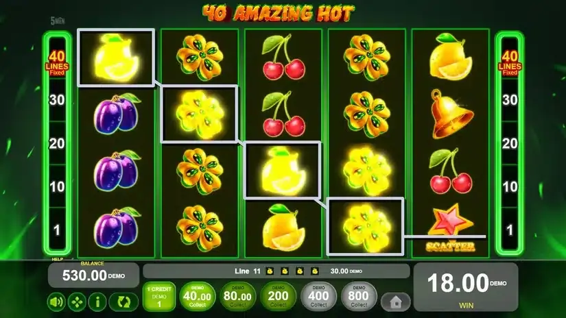 40 Amazing Hot slot screenshot 4