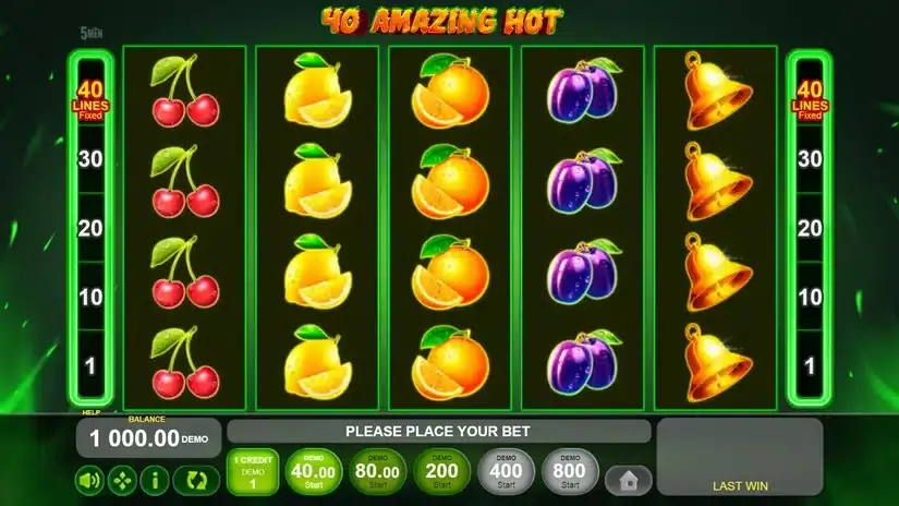 40 Amazing Hot slot screenshot 1