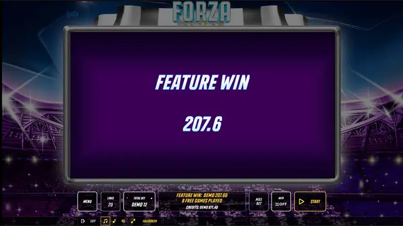 Forza slot screenshot 5