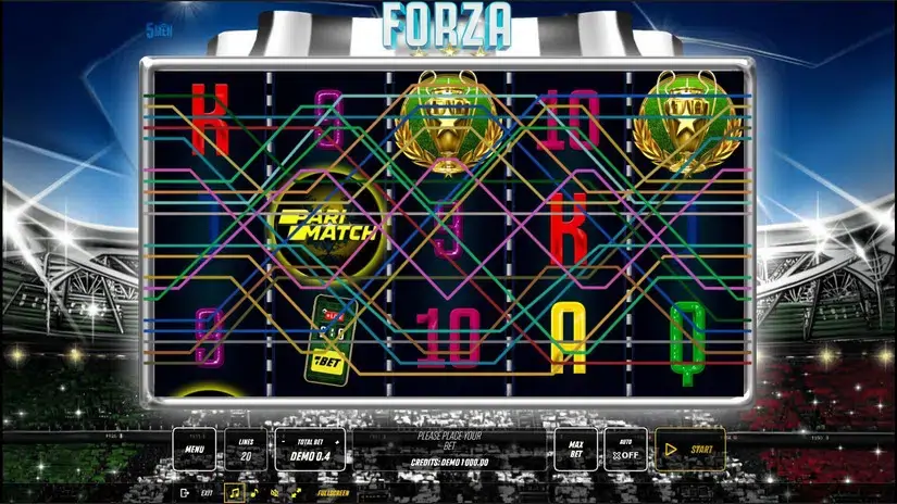 Forza slot screenshot 1