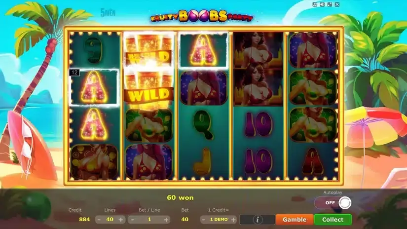 Fruity Boobs Party slot screenshot 3
