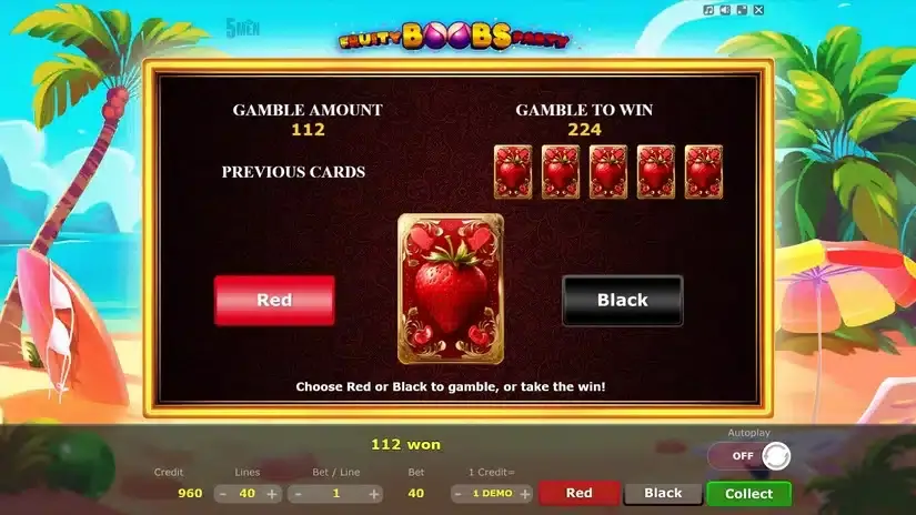 Fruity Boobs Party slot screenshot 2