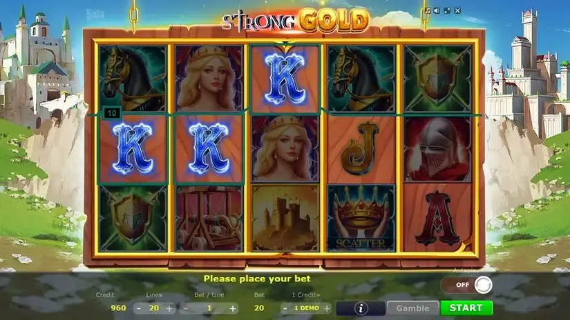 Strong Gold slot screenshot 3