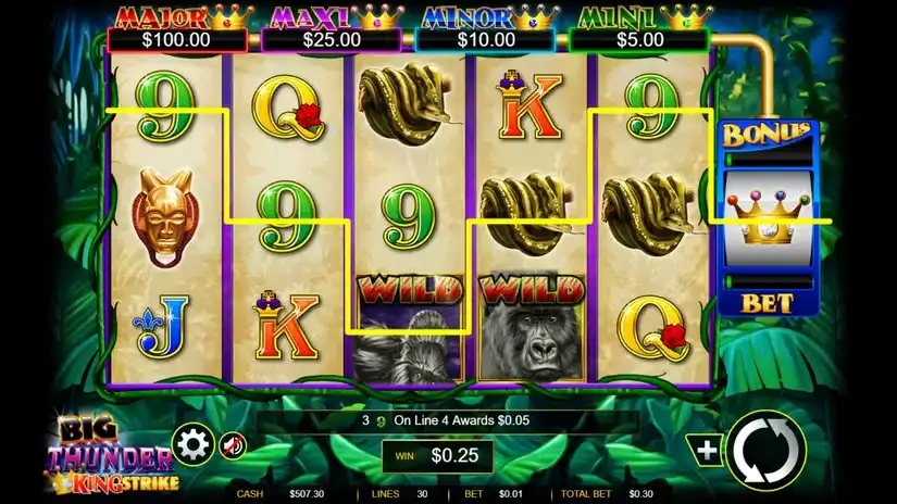 Big Thunder slot screenshot 4
