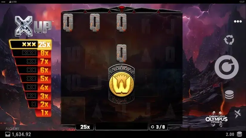 Chronicles of Olympus II – Hades slot screenshot 2