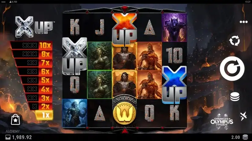 Chronicles of Olympus II – Hades slot screenshot 