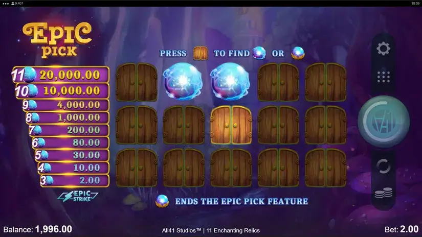 11 Enchanting Relics slot screenshot 5