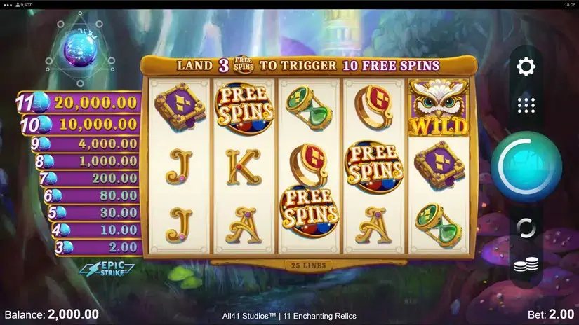 11 Enchanting Relics slot screenshot 3