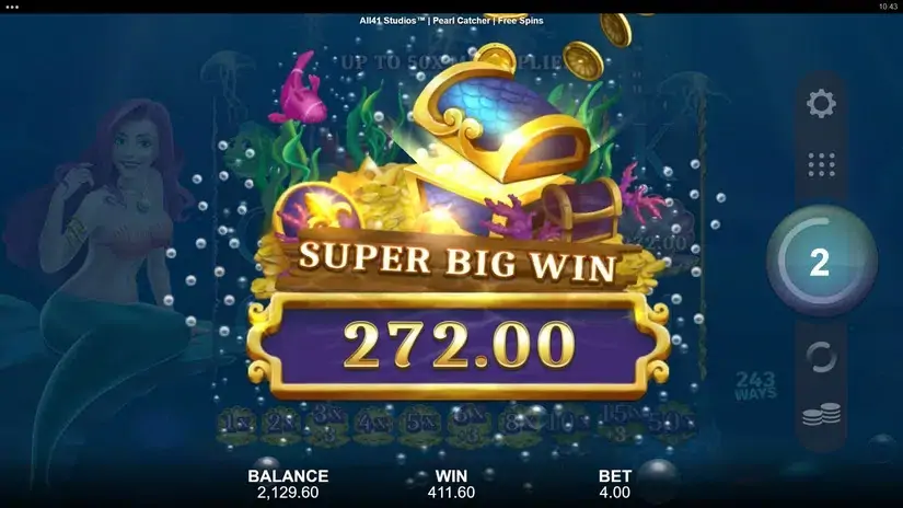 Pearl Catcher slot screenshot 7