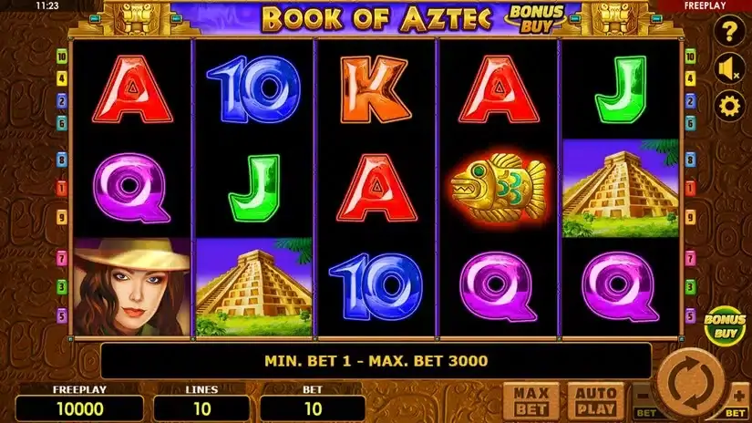 Book of Aztec Bonus Buy slot screenshot 1