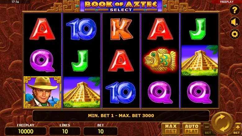 Book of Aztec Select slot screenshot 1