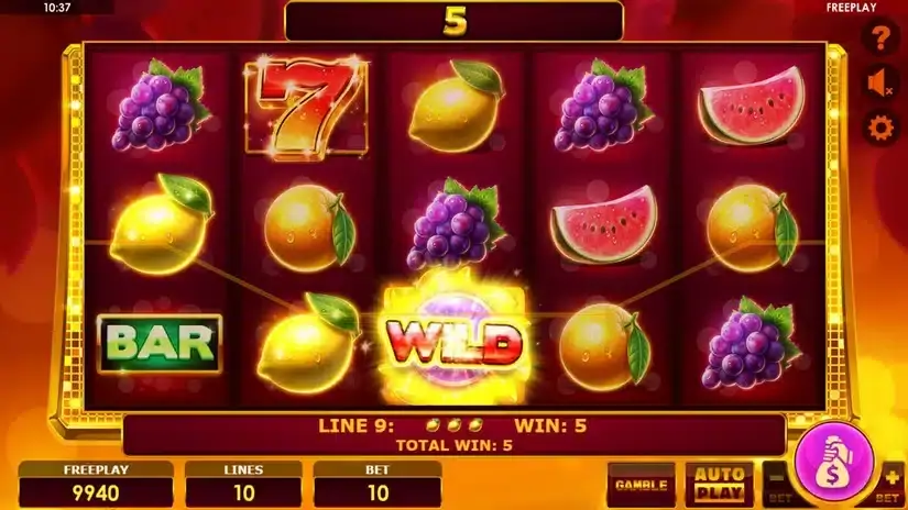 Book of Fruits 10 slot screenshot 2