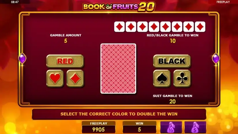 Book Of Fruits 20 slot screenshot 3