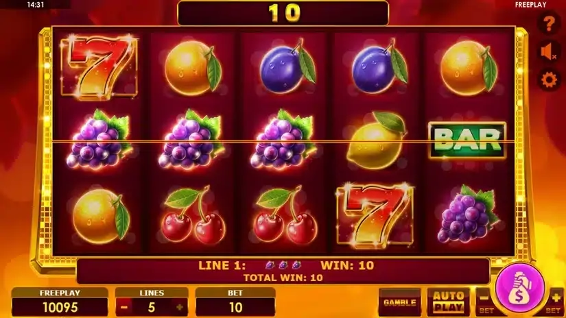 Book of Fruits slot screenshot 