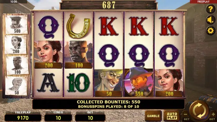 Bounty Bonanza slot screenshot 7