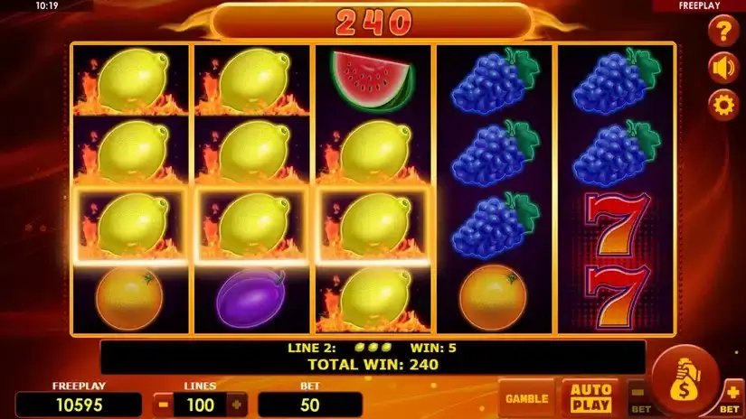 Hot fruits 100 slot screenshot 4