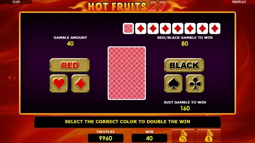 Hot Fruits 27 slot screenshot 3