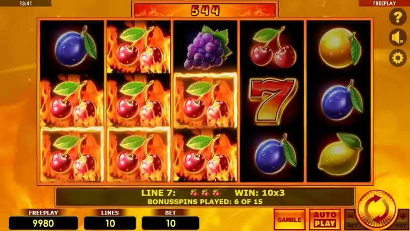 Hot Scatter Deluxe slot screenshot 5