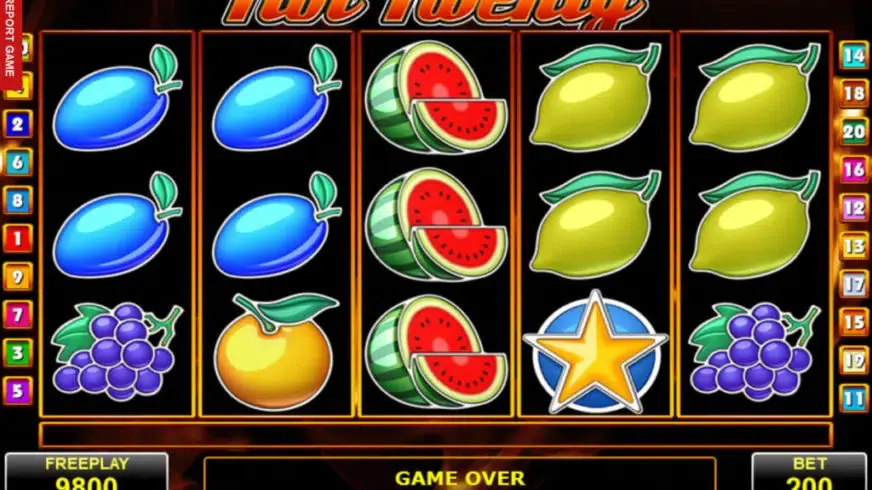 Hot Twenty slot screenshot 