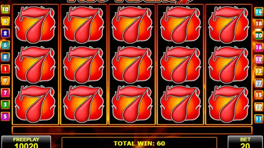 Hot Twenty slot screenshot 