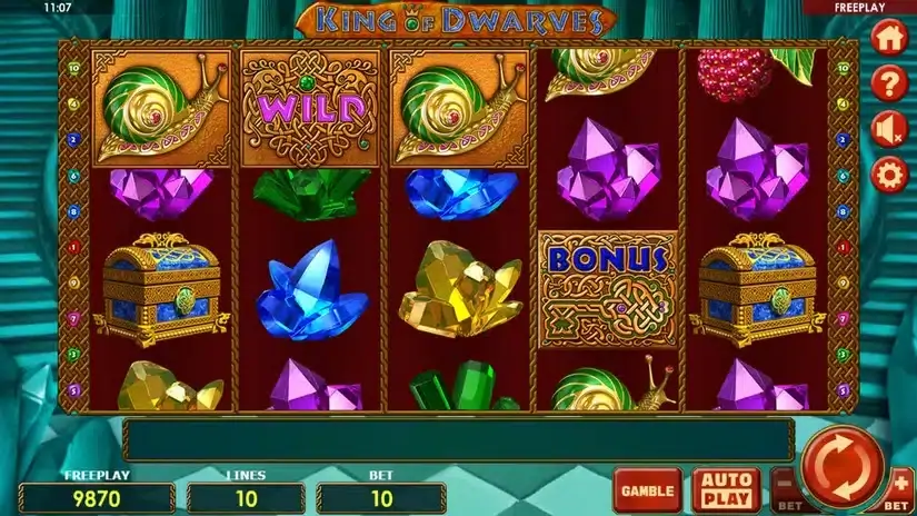 King of Dwarves slot screenshot 2