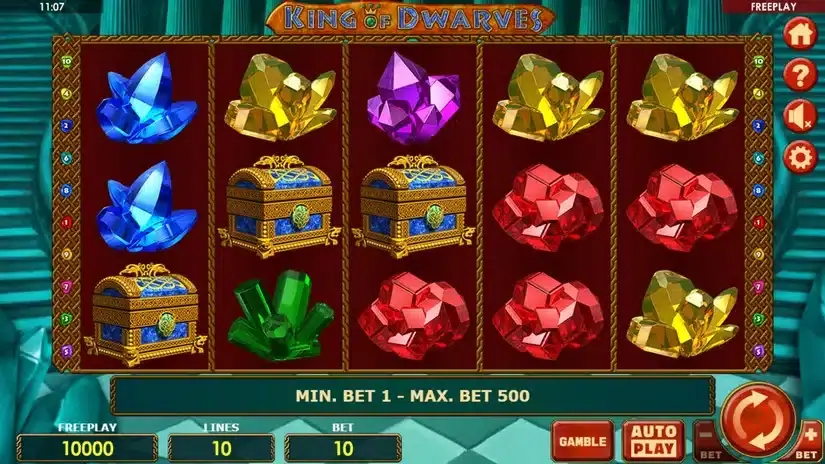 King of Dwarves slot screenshot 1