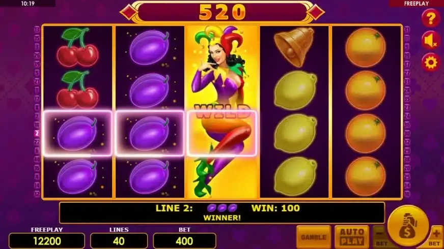 Lucky Joker 40 slot screenshot 3