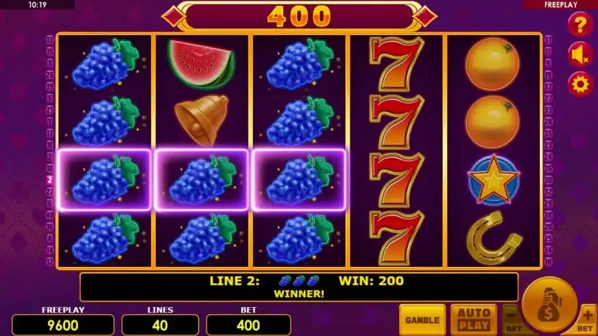 Lucky Joker 40 slot screenshot 2