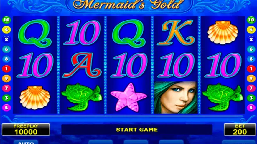 Mermaid’s Gold slot screenshot 1