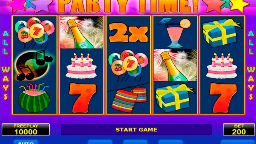Party Time slot screenshot