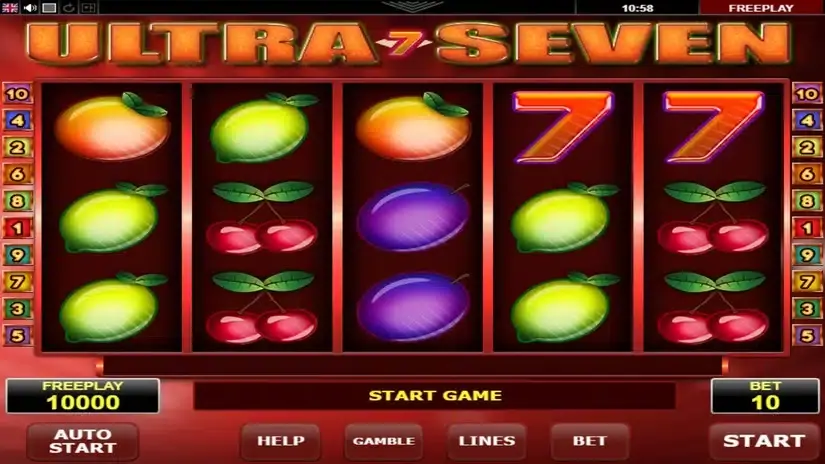 Ultra Seven slot screenshot 1