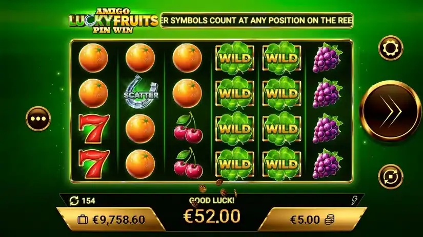 Amigo Lucky Fruits Pin Win slot screenshot 4